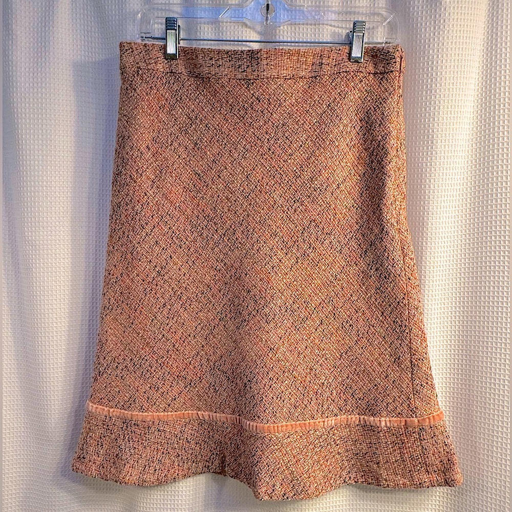 Gap- Pink Tweed Boucle Skirt- Size 6